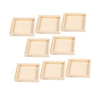 LOPUNER 8 Vassoi Legno per Puzzle Organizer Montessori per Vassoi Blocchi per Giochi e Design Portatile per Familiare