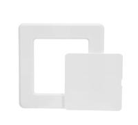 LOPUNER Bathroom Ceiling Panel in ABS Bianco 200x200 mm, Accesso per Impianti Elettrici e Idraulici, Pannello Resistente per Soffitti in Cartongesso, per Proprietari di Casa