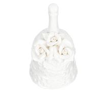 LOPUNER Campanello da Tavolo Chiaro e Nitido in Bianco Retrò Delicato Decorazione e Funzionale per e Bar