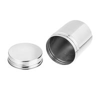 LOPUNER Contenitore Multifunzionale in Acciaio Inossidabile Medio per Casa e Cucina Barattolo Cilindrico Resistente e Pratico per Conservazione Alimenti Facile da Trasportare e Pulire