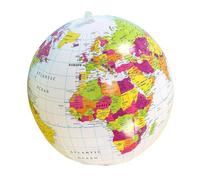 LOPUNER Globo Terrestre Gonfiabile in Pvc Per Feste in Spiaggia E in Piscina, Palla Gonfiabile, Mappamondo Inglese Per Giocattoli Educativi Per Bambini, Bomboniere