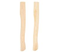 LOPUNER Manici in Legno Naturale per 36 Cm, Set 2 Pezzi, Ricambio Compatibile per Asce da Taglio Legna, Accessori Sostitutivi per Uso Outdoor e Fai-da-te