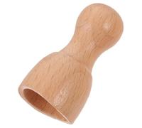 LOPUNER Massaggiatore Faciale in Legno Khaki, Strumento Portatile per Sollievo dalla Tensione e Massaggi nella Routine di Benessere per la Pelle del Viso