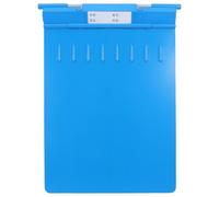 LOPUNER Portadocumenti per infermieri - Portablocco in plastica per cartelle cliniche ospedaliere - Lavagna per scrivere in ufficio, aula o casa (blu)