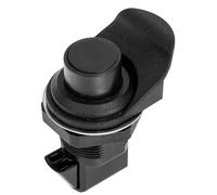 LOPUNER Push Button Lock Boat Door Latch in Plastica, 1 Set, Nero, per Vano Portaoggetti e Serratura per Armadio