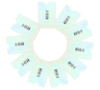 LOPUNER Set 10 Custodie Protettive in Alluminio Anti-Rfid per Carte di Credito, Tessere Identificative e Tessere Assistenziali, Buste Schermanti Anti-Scanning per Protezione Dati in