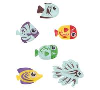 LOPUNER Set 6 Pezzi Giocattoli da Piscina per Immersioni a Forma di Pesci Tropicali Colorati Giocattoli Estivi per Piccoli Accessori per Giochi in Acqua in Piscina