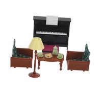 LOPUNER Set Di Mobili in Miniatura Per Pianoforte Accessori Per La Stanza Dei Giocattoli Della Casa Delle Bambole Decorazioni Per Pianoforte in Miniatura Decorazioni Per La Stanza Dei