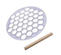 LOPUNER Set Stampo per Ravioli in Alluminio 37 Fori Strumento Multifunzionale per Gnocchi e Ravioli Facile da Usare e Riporre Accessorio Casa