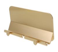 LOPUNER Supporto da in Plastica Oro per Telefono e Tablet Gancio e Porta Cavi, Organizer Portatile per Camera da e Bagno