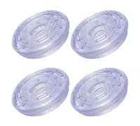 LOPUNER Tappetini Antiscivolo da 4,5-4,6cm per Barra Trazioni 4 Pezzi in Gomma Facili da Installare per Esercizi su Sbarre da Porta Indoor