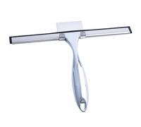 Loputon Tergivetro per Doccia Acciaio Inox | Tira Acqua da Doccia | pulisci vetro doccia per doccia in vetro, finestre e specchi perfetto, per la rimozione dell'acqua senza strisce (31 cm, argento)