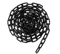 LOPYXBR Catena in acciaio al metro, 8 mm x 4 m, catena in acciaio al carbonio, catena in metallo per cani, catena a dondolo, poltrona sospesa