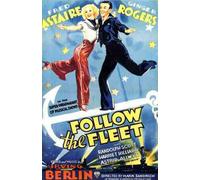 LOQHPW Targa in metallo con scritta "Follow The Fleet", 30,5 x 20,3 cm
