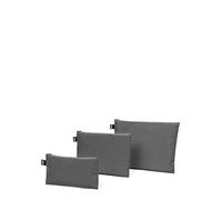 LOQI Artist Reflective Silver Zip Pockets Porta carta di identità, 32 cm, Multicolore (Multicolour), 3 Pezzi