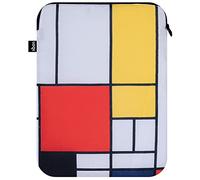 LOQI Custodia per computer portatile Museum, composizione di Piet Mondrian, taglia unica, custodia per laptop da museo