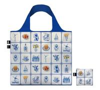 LOQI DELFT Heritage Recycled Bag, Blu, L