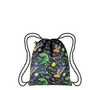 LOQI DINOSAUR Roar Recycled Medium Backpack, Blu, m