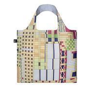LOQI Frank Lloyd Wright Old Fashion - Borsa per la spesa riutilizzabile, Multicolore, 50 x 42 cm, Contemporaneo
