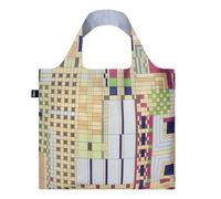 LOQI Frank Lloyd Wright Old Fashion - Borsa per la spesa riutilizzabile, Multicolore, 50 x 42 cm, Contemporaneo