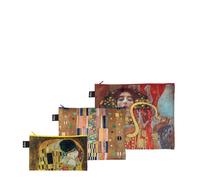 LOQI GUSTAV KLIMT Klimt Recycled Zip Pockets