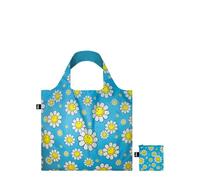LOQI Smiley Flowers Aquarius Borsa piccola riciclata, blu acqua, blu acqua, contemporaneo, Blu acqua, Contemporaneo