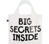 LOQI Snask Borsa segreta classica trasparente, multicolore, 50 x 42 cm, borsa da spiaggia, Multicolore, 50 x 42 cm, Borsa da spiaggia