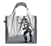LOQI TOM OF FINLAND Use a Rubber Silver Metallic Bag, Argento, M, Argento, M, Contemporaneo, argento, M, Contemporaneo