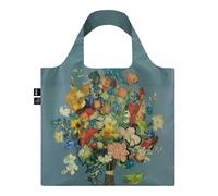 LOQI Vincent Van Gogh - VGM 50th Anniversary Bouquet/Flower Pattern Blue Canvas