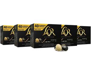 L'Or 200 Capsule Ristretto - Compatibili Nespresso, Gusto Forte e Aromatico