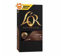 L'Or Caffè Capsule Nespresso - Espresso Forza - L'Or Caffè Capsule Nespresso - Espresso Forza - Confezione Da 10 Capsule