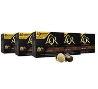 L'OR Caffè Espresso Forza Intensità 9 Confezione Maxi - Capsule di Alluminio Compatibili con Nespresso®* - 5 Confezioni (200 Porzioni)