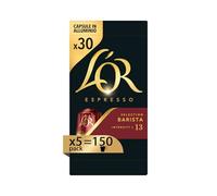 L'Or Capsule Caffè Espresso Barista -150 Capsule in Alluminio - 5 pacchetti da 30 -Intensità 13 - Compatibili con Macchine Nespresso®* original