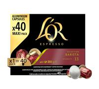 L'Or - Capsule Caffè Espresso Barista - Compatibili con Macchine Nespresso®* original - 40 Capsule in Alluminio - Intensità 13