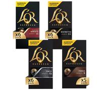 L'Or - Capsule Caffè Espresso Confezione Mista - 230 Capsule in Alluminio - Compatibili Nespresso®* original - 60 Barista, 60 Ristretto, 60 Onyx, 50 Forza
