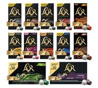 L'Or - Capsule Caffè Espresso Confezione Mista - Variety pack L'Or Experience - Kit 190 Capsule di Alluminio Compatibili Nespresso®* original - 12 varietà di caffè differenti