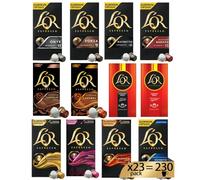 L'Or - Capsule Caffè Espresso Confezione Mista - Variety pack L'Or Experience Supreme - Kit 230 Capsule di Alluminio Compatibili Nespresso®* original - 14 varietà di caffè differenti