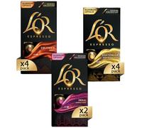 L'Or - Capsule Caffè Espresso Confezione Mista - Variety Pack Origini - 100 Capsule di Alluminio Compatibili Nespresso®* original - 40 Colombia, 40 Papua New Guinea, 20 India