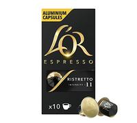 50 Cialde Capsule alluminio Caffe L'OR Comp. Nespresso Miscela Ristretto 11