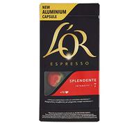 50 Cialde Capsule alluminio Caffe L'OR Compatibile Nespresso Miscela Splendente