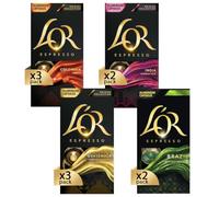 L'OR - Capsule Caffè Espresso Confezione Mista - Variety Pack Grand Origins - Capsule in Alluminio Compatibili Nespresso®* original - 10 Confezioni da 10 Capsule (Totale 100 capsule)