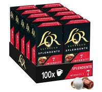 L'Or Espresso Caffè - 100 capsule Splendente Intensità 7 - compatibili Nespresso®* (confezione da 10 x 10)