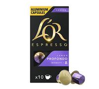 L'Or Espresso Caffè Capsule Lungo Profondo - 10 capsule compatibili Nespresso