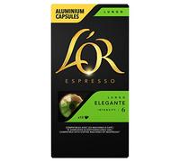 L'Or Espresso Caffetteria Lungo Eleganteintensité 650 Capsule di Alluminio Compatibile con Macchine Nespresso * (Set da 5X10 Capsule)