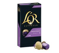 L'Or Espresso Caffetteria Lungo Profondointensité 850 Capsule in Alluminio Compatibili con Le Macchine Nespresso * (Set da 5X10 Capsule)
