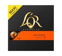 L'Or Espresso Coffee Delizioso Intensity 5-100 Capsule Alluminio Compatibili con Macchine Nespresso (confezione da 5 x 20 Capsule)