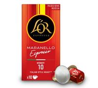 L'OR - Espresso Coffee Maranello - Limited Edition - Intensità 10 - Dark Roast - 10 capsule in alluminio compatibili con macchina originale Nespresso (1 pezzo)