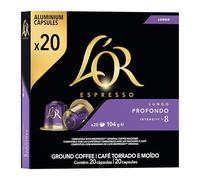 L'OR Lungo Profondo 8 capsule compatibili con Nespresso®*, 1 x 20 pezzi, 1 x 104 g
