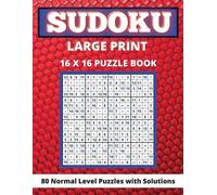 Lora Dorny Sudoku Large Print 16x 16 (Tascabile)