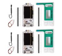 LoRa V3 Display,QIQIAZI LoRa per ESP-32 Meshtastic Modulo WiFi + BLE con display OLED e antenna LoRa Case Enclosure Cover, IOT per ESP-32 USB C Modulo Dual-Core 240MHz 915MHz per Arduino (2PCS)